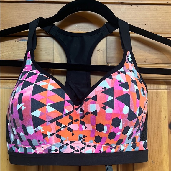 Never Worn Victoria's Secret Pink and Orange Sports Bra with Racerback - Picture 1 of 5